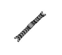 XTVKFWJAB Accesorios for relojes: Correa de goma for hombre, compatible con GST Heart Of Steel B100 GST-S110/W300/410, correa acero inoxidable for mujer(Silver white)