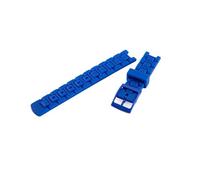 XTVKFWJAB Accesorios for relojes Correa de resina compatible con Swatch Kids caucho PU Hebilla cinturón impermeable deportiva for niños FlikFlak(Blue)