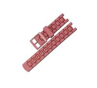 XTVKFWJAB Accesorios for relojes Correa de resina compatible con Swatch Kids caucho PU Hebilla cinturón impermeable deportiva for niños FlikFlak(Red)