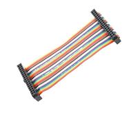 XTVKFWJAB Cable de descarga Jtag Isp, Cable de datos de cinta plana de Color for cabezal de caja Dc3 Idc, Fc-10/14/16/20/40/50pin 10/20/30cm, paso de 2,54mm, 2 uds.(2x25 50P,30cm)