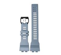 XTVKFWJAB Compatible con CASIO 5554 G-SHOCK Correa de resina blanca for reloj GBA-800-7/GBD-800 3464 for hombre. Piezas repuesto y reparación. Negro, azul verde militar(Haze Blue)