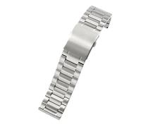 XTVKFWJAB Compatible con Diesel Dz4316 7395 7305, correa de acero for hombre, accesorios reloj sólido, 22, 24, 26 y 28 mm(3-Beads-Steel,26mm)