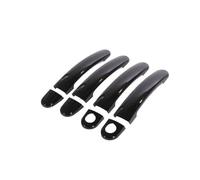 XTVKFWJAB Compatible con Golf 5 MK5 Volkswagen Golf V Rabbit 1K 2004-2009, cubiertas de manijas de puerta de coche cromadas en negro brillante, accesorios y pegatinas de estilo.(Model 2)
