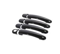 XTVKFWJAB Compatible con Golf 5 MK5 Volkswagen Golf V Rabbit 1K 2004-2009, cubiertas de manijas de puerta de coche cromadas en negro brillante, accesorios y pegatinas de estilo.(Model 1)