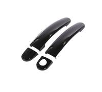 XTVKFWJAB Compatible con Golf 5 MK5 Volkswagen Golf V Rabbit 1K 2004-2009, cubiertas de manijas de puerta de coche cromadas en negro brillante, accesorios y pegatinas de estilo.(Model 6)