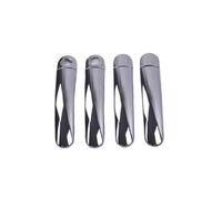 XTVKFWJAB Compatible con Golf 5 MK5 Volkswagen Golf V Rabbit 1K 2004-2009, cubiertas de manijas de puerta de coche cromadas en negro brillante, accesorios y pegatinas de estilo.(Model 4)