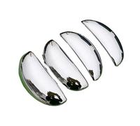 XTVKFWJAB Compatible con Peugeot 206 206cc 207 1998-2005, cubierta cromada for manija de puerta de coche, pegatina embellecedora for taza, accesorios de estilo(4 door)