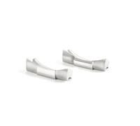 XTVKFWJAB Compatible con Rolex Daytona Black Green Water Ghost Log Watch Arc Interface Acero inoxidable macizo Plata Eslabón final Accesorios impermeables(Steel,20mm)