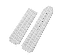 XTVKFWJAB Correa compatible con BIG BANG Classic Series de 17 mm a 25, correa reloj goma negra y azul, silicona impermeable, accesorios for(White,17x25mm)