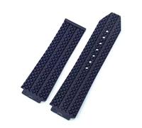 XTVKFWJAB Correa compatible con BIG BANG Classic Series de 17 mm a 25, correa reloj goma negra y azul, silicona impermeable, accesorios for(Blue,17x25mm)
