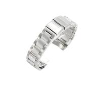 XTVKFWJAB Correa de acero repuesto compatible con Longines Conquest Original L3.781.4 for hombre 782 742, estilo antiguo, negocios, 21 mm