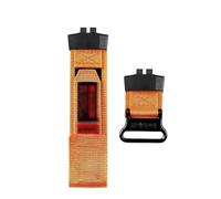 XTVKFWJAB Correa de lona modificada compatible con Casio GBD-200-1/2/9 GBD-200SM, correa de reloj de lona de nailon, accesorios, pulsera impermeable.(Orange)