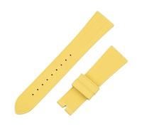 XTVKFWJAB Correa de reloj caucho fluorado 22 mm, color negro, naranja, rojo y verde militar, compatible con Tudor BLACK BAY correa FKM for hombre(Yellow,SILVER BUCKLE_22MM)