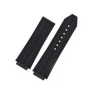 XTVKFWJAB Correa De Reloj Compatible Con HUBLOT BIG BANG De Silicona De 26 X 19 Mm, Resistente Al Agua, For Hombre, Accesorios De Reloj, Pulsera De Goma.(B-Black No buckle)