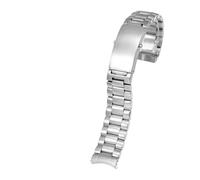 XTVKFWJAB Correa de reloj de acero inoxidable macizo compatible con Omega 007 Seamaster Planet Ocean 300m, correas deportivas de 18 mm, 20 mm y 22 mm.(3 Beads-Silvery,22mm)