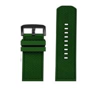 XTVKFWJAB Correa de reloj de caucho compatible con accesorios de la serie Tissot Daredevil Black Warrior T125617 for hombre, correa de reloj de 22 mm de liberación rápida.(Olive Flak)