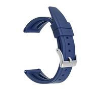 XTVKFWJAB Correa de reloj de goma TPU de 20 mm, 22 mm, 24 mm y 26 mm, universal, for hombre y mujer, resistente al agua, de liberación rápida, de silicona, for Seiko.(Royal blue,24mm)