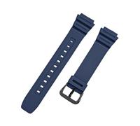 XTVKFWJAB Correa de reloj de resina compatible con CASIO G-SHOCK AE-1000W 1300 1200 AQ-S810W S800W SGW-300H 400H 500H W-S200H 800H 216H 735H 215(Blue-Black Buckle)