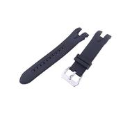 XTVKFWJAB Correa de reloj goma for hombre 6981, compatible con Invicta Pro Diver, correa silicona for mujer, hebilla 26 mm(Black)