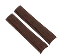 XTVKFWJAB Correa de reloj goma suave Aquanaut compatible con correas silicona Patek Philippe 5164A, 5167A y 5168A hebilla plegable(Brown no buckle)