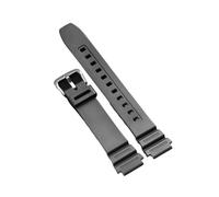 XTVKFWJAB Correa de silicona 18 mm compatible con Casio W218H SGW-300/400 MRW-200 AE-1200WH Pulsera goma impermeable Banda universal suave y cómoda(Gray)