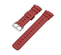 XTVKFWJAB Correa de silicona resistente al agua for Casio G-SHOCK GW-M5610 DW-5600 DW-6900 G-5600 GA-2100, accesorios for reloj.(Red S)