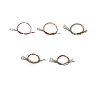 XTVKFWJAB Kit de conectores de paso XHD de 2,54mm, 5 uds., enchufe hembra de 2x2P-2x6 pines, cabezal simple/doble, longitud de 10/20/30cm, Cable de alambre 26AWG(2X8P,200MM_SINGLE-HEAD)