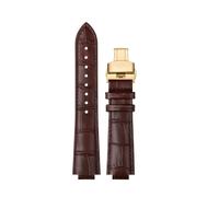 XTVKFWJAB Pulsera compatible con Maserati R8821108025 R8851108002, correa de reloj for hombre, correa de reloj con boca elevada Trident de 21 mm y 24 mm, accesorios.(Brown line G,21mm)