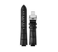 XTVKFWJAB Pulsera compatible con Maserati R8821108025 R8851108002, correa de reloj for hombre, correa de reloj con boca elevada Trident de 21 mm y 24 mm, accesorios.