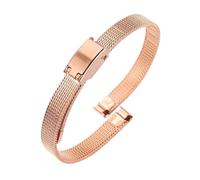XTVKFWJAB Pulsera de 6 mm, 8 mm, 10 mm, 12 mm y 14 mm compatible con Rosemont Julia Olivia Burton for mujer con correa de malla de acero inoxidable Milan(Rosegold,12mm)