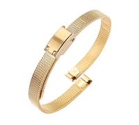 XTVKFWJAB Pulsera de 6 mm, 8 mm, 10 mm, 12 mm y 14 mm compatible con Rosemont Julia Olivia Burton for mujer con correa de malla de acero inoxidable Milan(Gold,16mm)