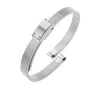 XTVKFWJAB Pulsera de 6 mm, 8 mm, 10 mm, 12 mm y 14 mm compatible con Rosemont Julia Olivia Burton for mujer con correa de malla de acero inoxidable Milan(Silver,18mm)