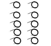 XTVTX 10PCS Sonda de temperatura 10k B3950, sensor de temperatura de -25 a 125 grados Celsius, sonda de sensor de temperatura NTC de acero inoxidable sensible de 1 metro