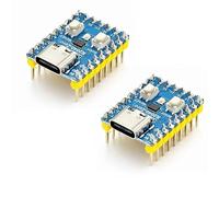 XTVTX RP-2040-Zero Mini Placa, Basada en el Microcontrolador Raspberry-Pi RP-2040, Conector USB-C, Placa MCU Pico-Like de Alto Rendimiento, Bajo Coste (2 Piezas)