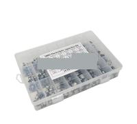 XTVVTODJXT 1uF 1000uF 6.3V-50V Total 400PCS 24Value SMD Condensadores electrolíticos de aluminio Surtido Caja