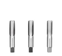 XTVVTODJXT 3Pcs Hand Thread Tap Set HSS Metric Tap 0.4/0.45/0.6mm Metal Screw Tap Drill M2/M2.5/M3.5 Hand Tool Set(3pcs M3.5x0.6)