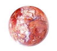 XTVVTODJXT Agate Crystal Sphere Ball Feng Shui Stone Ball Druzy Agate Geode Sphere with Wood Stand for Divination Home Office Decoration Yoga,70~75mm