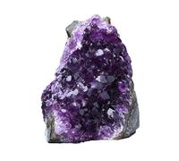 XTVVTODJXT Amethyst Crystal Geode Cluster Raw Amethyst Rock Quartz Crystals Druzy Geode Gemstone for Home Decor,800~900g