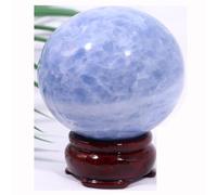 XTVVTODJXT Crystal Ball with Wood Stand Gemstone Sphere, Polished Gemstone Balls for Decoration Fengshui (70-80Mm) Fengshui Home Decoration,5