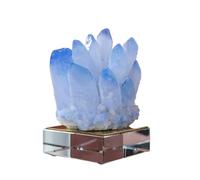 XTVVTODJXT Crystal Cluster, with Base Crystal Stone Gemstone for Feng Shui, Lucky Home Decor Spiritual Gifts,E1