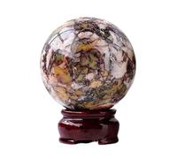 XTVVTODJXT Crystal Dragon Pattern Geode Ball Stone Polished Home Living Room Porch Decoration Feng Shui Ball Ornaments,6~6.5cm