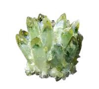 XTVVTODJXT Green & Yellow Crystal Cluster Raw Crystal Quartz for Home Decor, Aquarium Decoration, Feng Shui and,600g