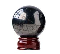 XTVVTODJXT Quartz Crystal Ball FengShui Divination Spheres Home Desktop Ornament Crystal for Yoga Decoration,60~65mm