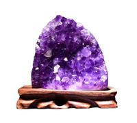 XTVVTODJXT Raw Rock Amethyst Crystal Cluster Quartz Crystals Geode Gemstone for Home Decor, Feng Shui, and,7~8cm