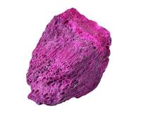 XTVVTODJXT Red Corundum Rough Stone, Aromatherapy Stone, Crystal Decorative Stone, Red Corundum Gemstone,3~5cm,100g