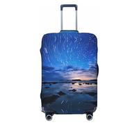 XTYGETY Bright Stars - Funda protectora para maleta, para maletas de 45,7 a 81,3 cm, artículos esenciales de viaje, Black, M