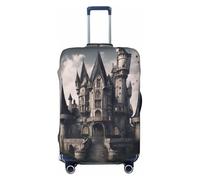 XTYGETY Castle01 - Funda protectora para maleta, diseño gótico de cuento de hadas Castle01, se adapta a maletas de 18 a 32 pulgadas, artículos esenciales de viaje, Black, XL