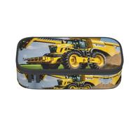 XTYGETY Company Farm Tractor - Estuche de tela Oxford para lápices, rotuladores, oficina, universidad, almacenamiento de bolígrafos