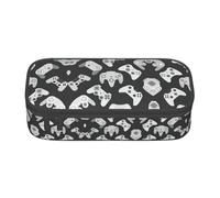 XTYGETY Estuche para lápices de tela Oxford con controlador de juegos, estuche para rotuladores, bolsa para lápices, oficina, universidad, almacenamiento de bolígrafos