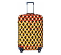XTYGETY Funda protectora para maleta, con estampado de nativos americanos, para maletas de 45,7 a 81,3 cm, artículos esenciales de viaje, Black, L